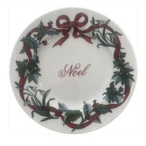 Martha Stewart Collection NOEL HOLIDAY  6.5” 3 Salad Plates